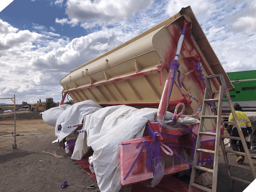 Mobile Blasting And Paint— NQHF Pty Ltd in Home Hill, QLDing